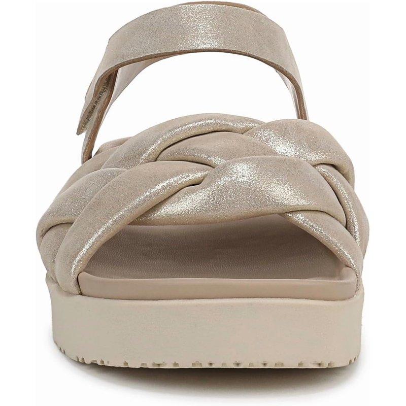 Vionic Women's Rosa Strappy Sandal Gold Leather 7.5W