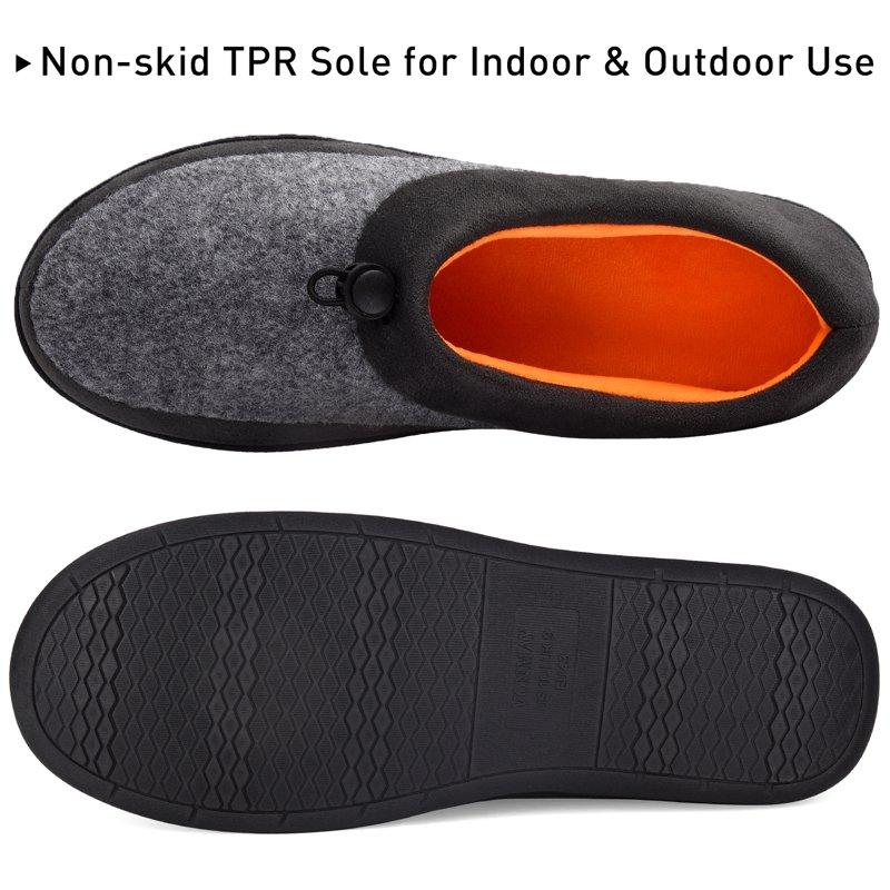 VONMAY Men's Slippers House Shoes Anti-skid Slippers Memory Foam Indoor Outdoor