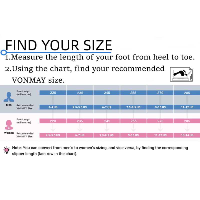 VONMAY Unisex Clogs Thick Sole EVA Clog Non-slip Sandals Comfort Garden Shoes