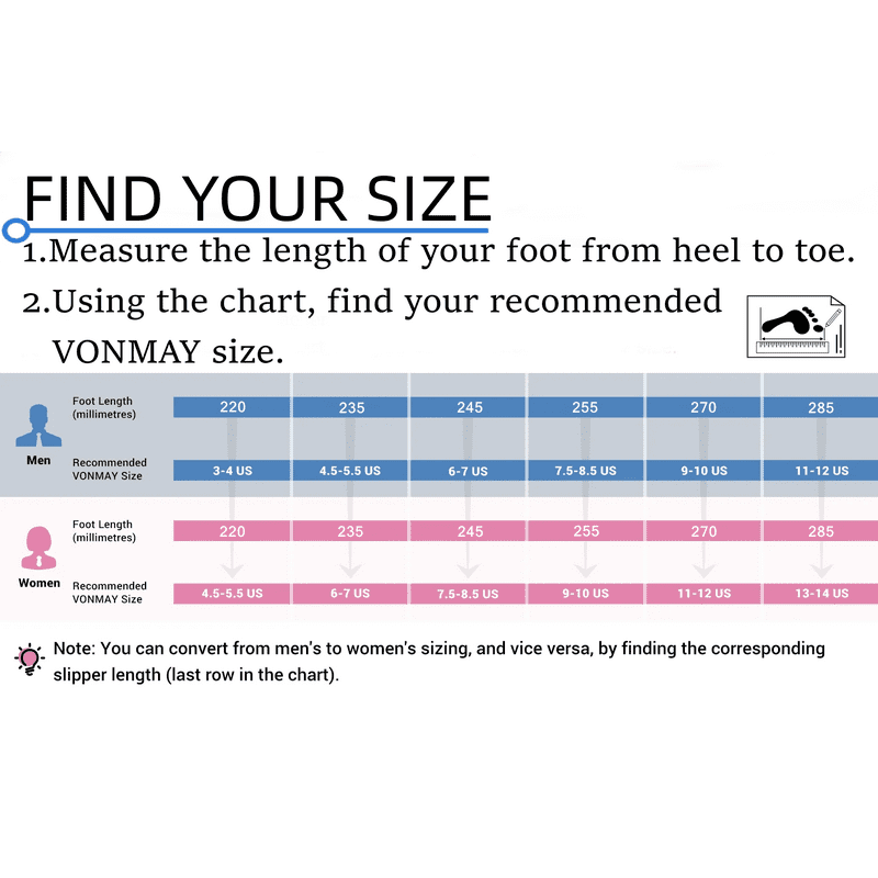 VONMAY Unisex Clogs Thick Sole EVA Clog Non-slip Sandals Comfort Garden Shoes