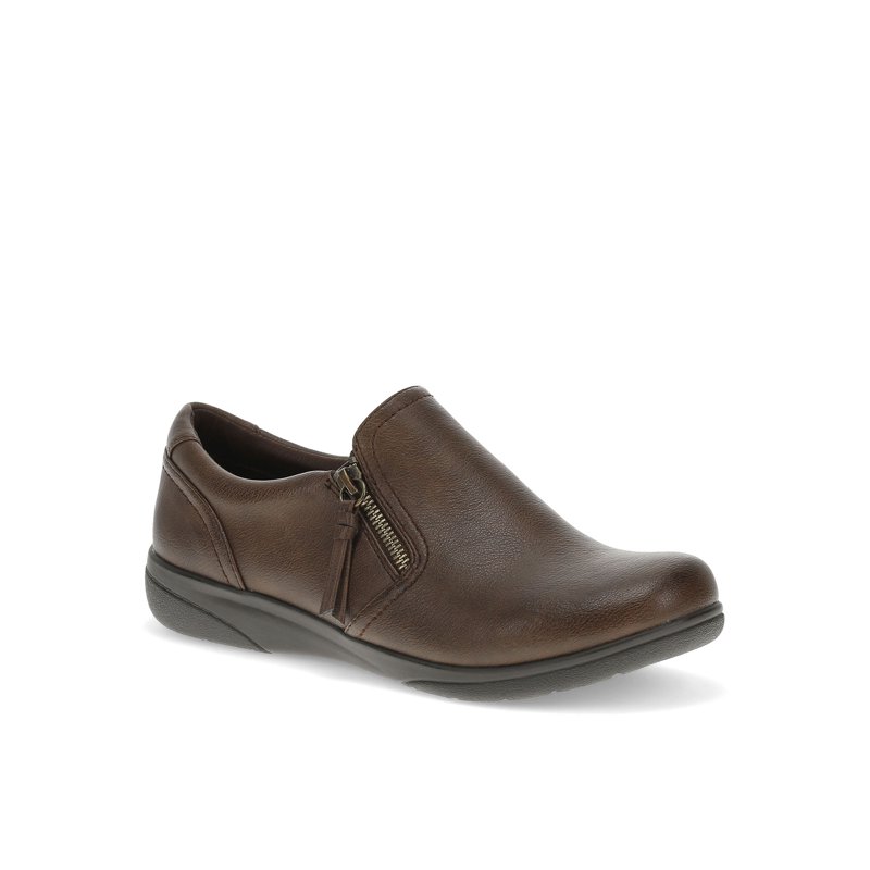 WearEver Womens Comfort Zip Wide Width Casual Shoes