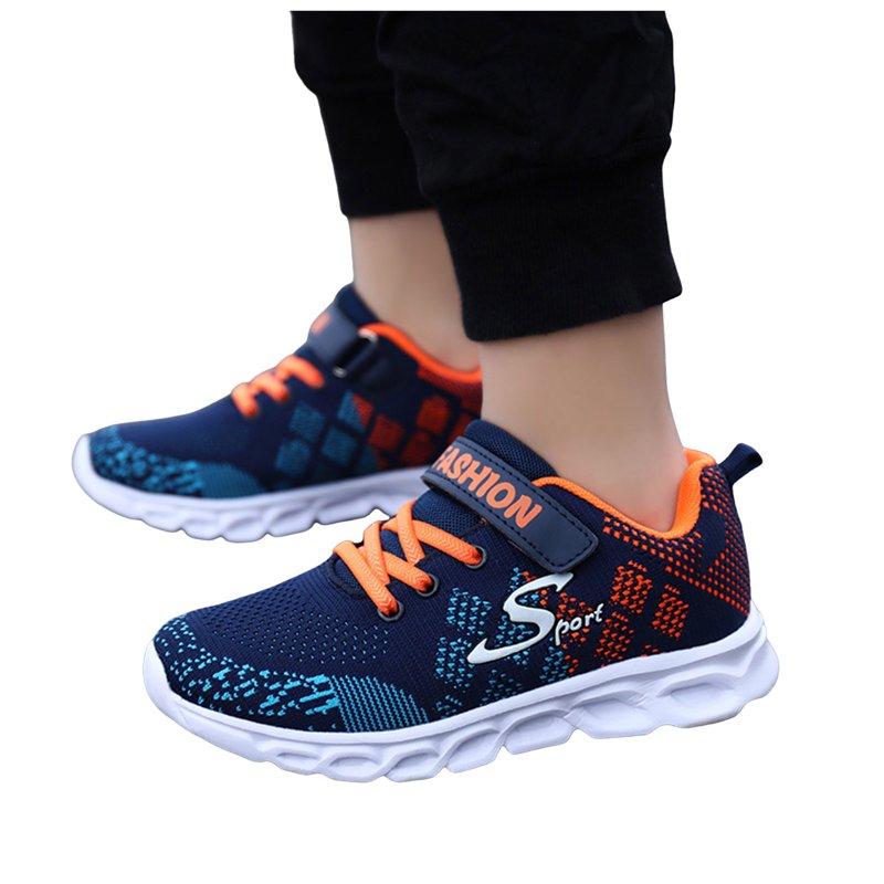 Wijhcboe Boys Girls Shoes 6C Boys Shoes Tennis Athletic Running Walking Size 4 Shoes Boys Lightweight Sneakers For Little/Big Toddler Shoe Size 6 Boy Kid Breathable Mesh Sport Shoes