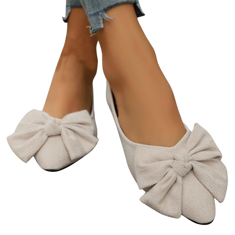 Women's Flats Shoes Pointed Toe Flats Comfortable Slip On Shoes Flat Dress Shoes Black Ballet Flats For Women