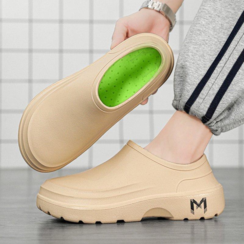 Womens Mens Clogs Slip Resistant Food Service Shoes Non Slip Restaurant Chef Work Nursing Shoes For Kitchen