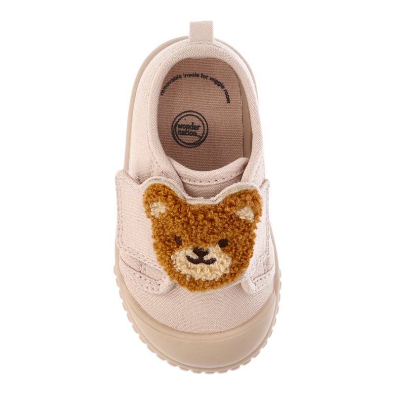 Wonder Nation Baby Boys Critter Bump Toe Sneakers