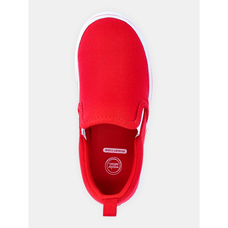 Wonder Nation Baby Toddler And Boys Casual Slip-On Sneakers