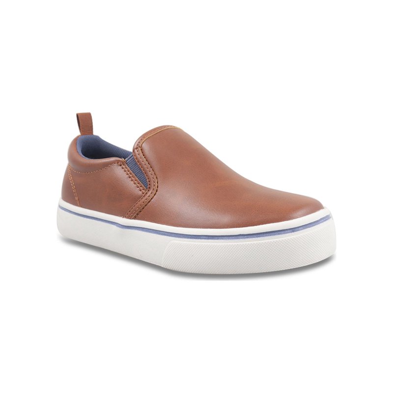 Wonder Nation Big Boys Faux Leather Slip-On