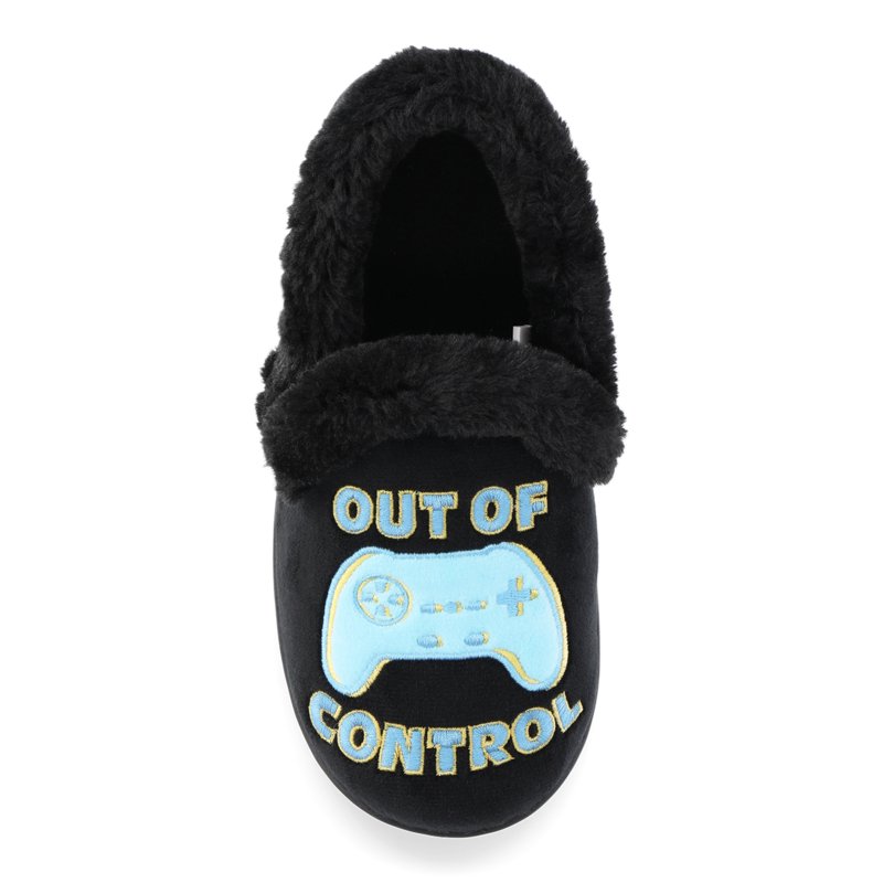 Wonder Nation Boys' Gamer Plush Slippers