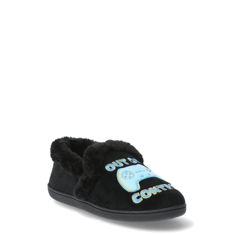 Wonder Nation Boys' Gamer Plush Slippers