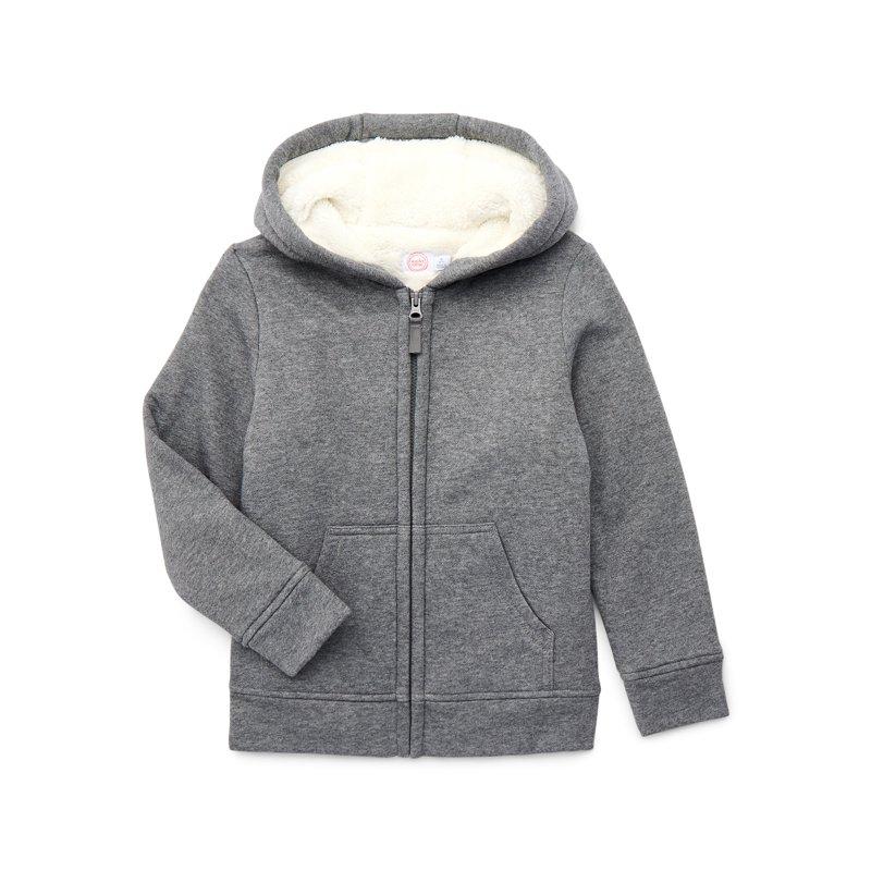 Wonder Nation Boys Kid Tough Hoodie with Long Sleeves Sizes 4-18 & Husky