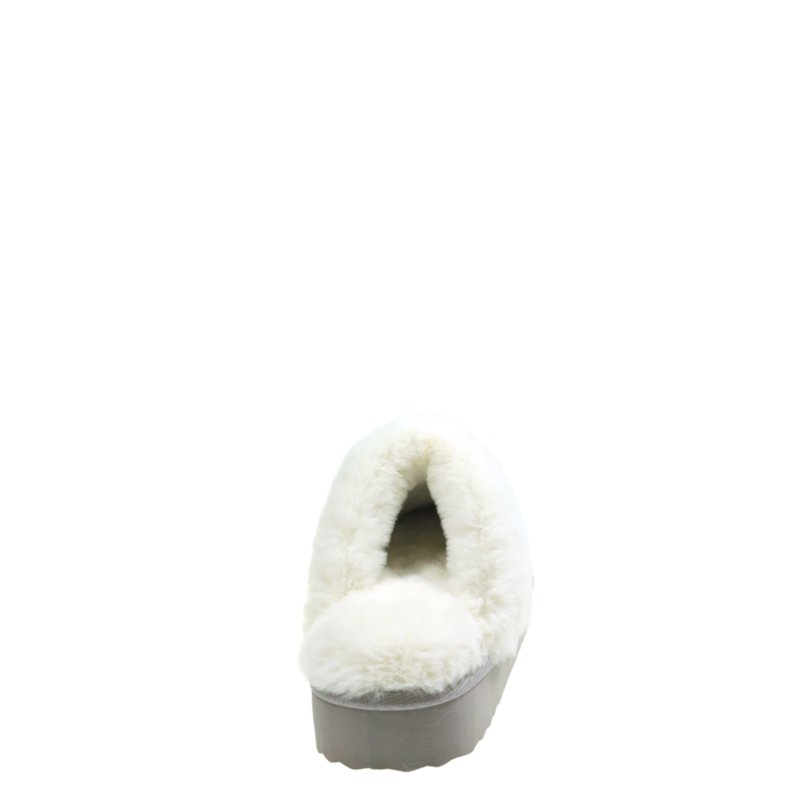 Wonder Nation Girls Scuff Slippers With Faux Fur Trim