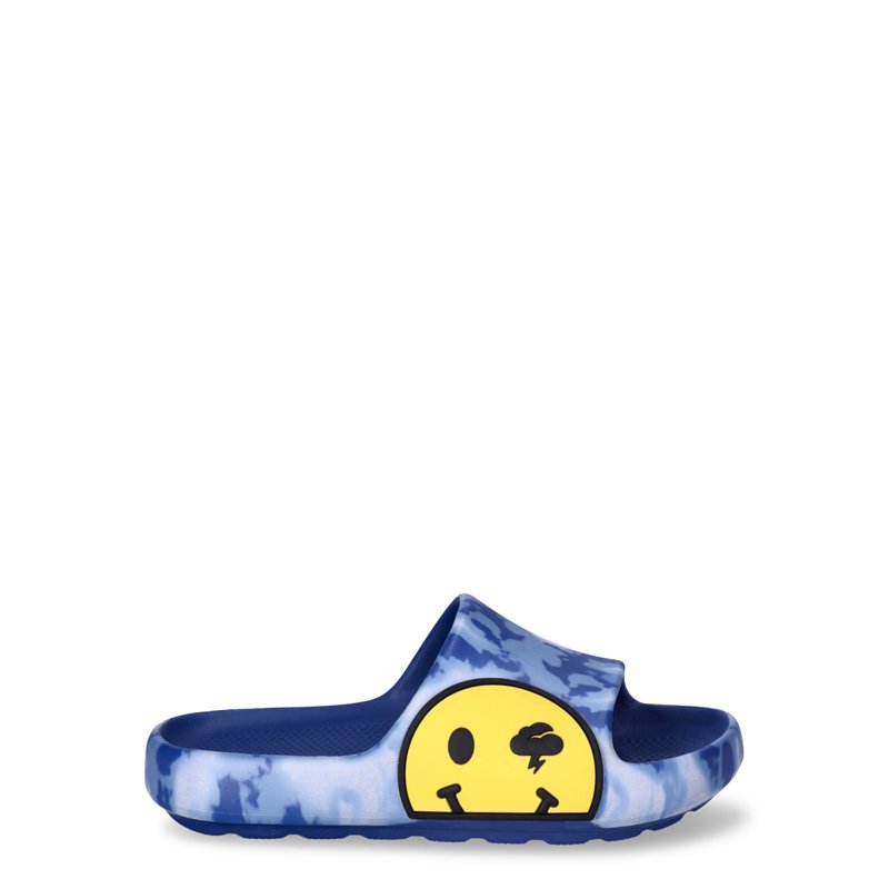 Wonder Nation Little & Big Boys Smile Pillow Slide Sandals