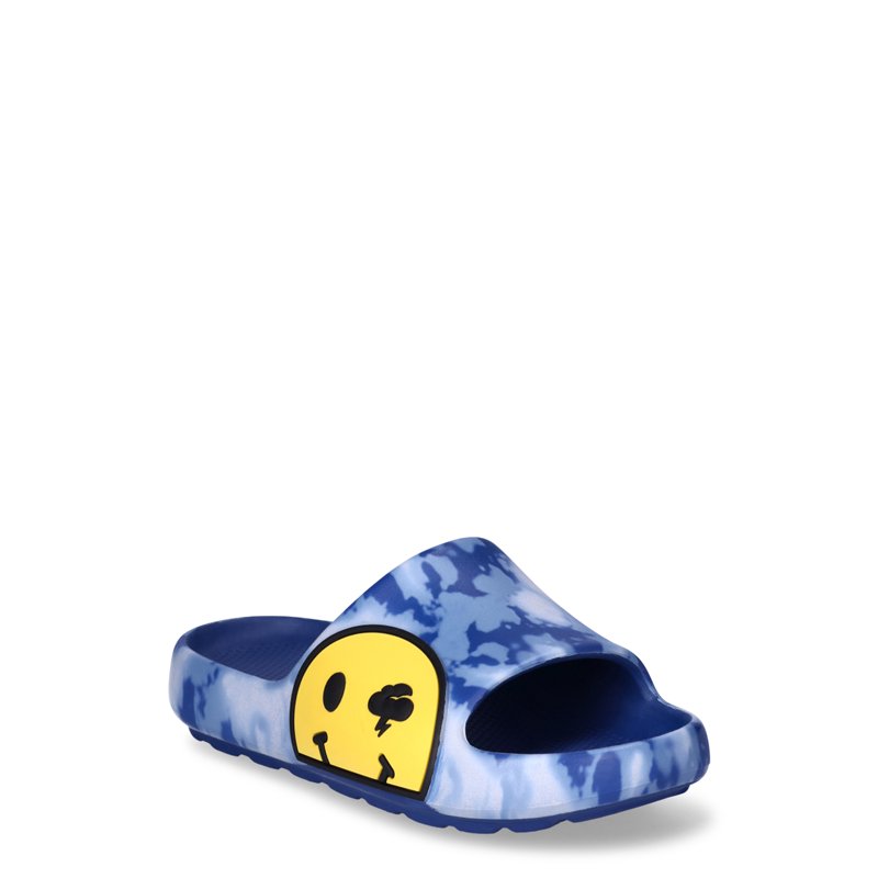Wonder Nation Little & Big Boys Smile Pillow Slide Sandals
