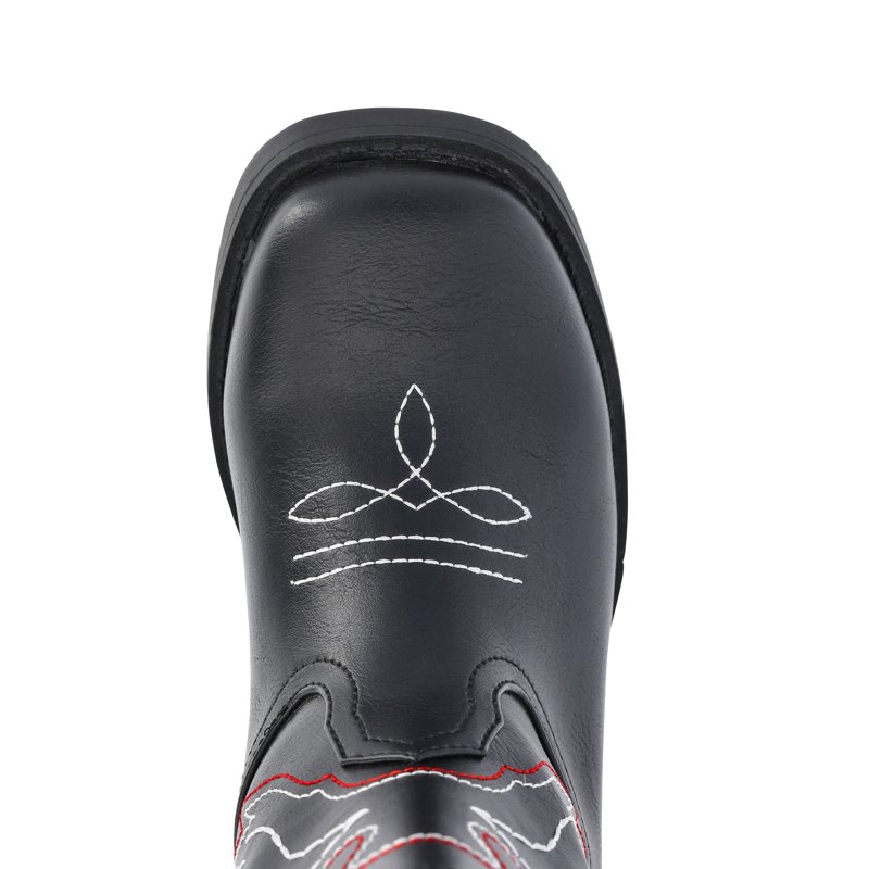 Wonder Nation Toddler & Boys Faux Leather Western Boots