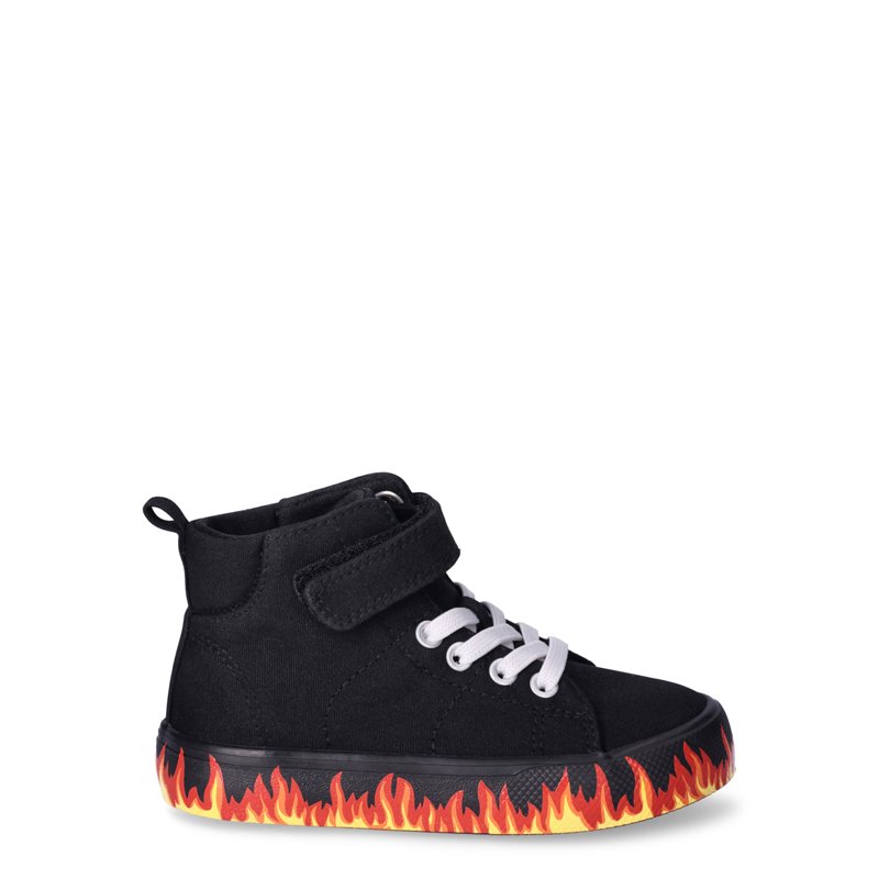 Wonder Nation Toddler Kids Casual Flame High Top