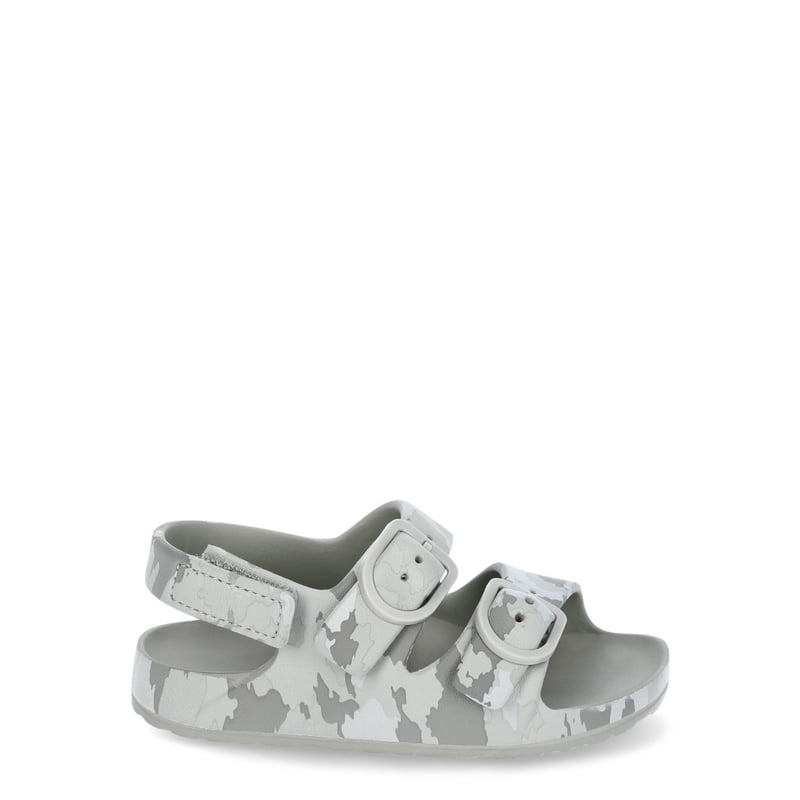 Wonder Nation Toddler Kids EVA Two Buckle Sandal 2- Pack
