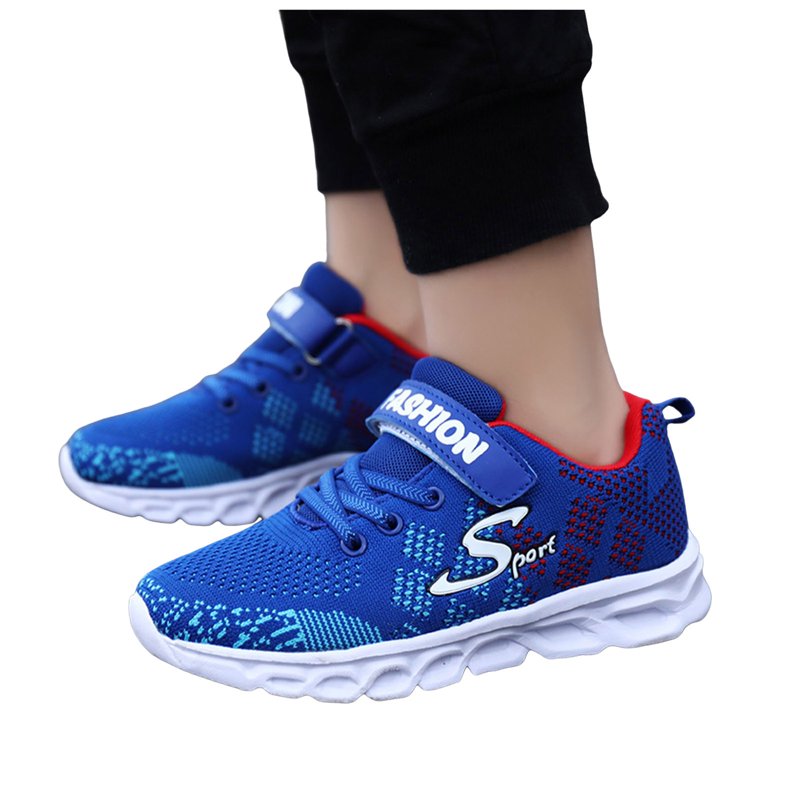 WOYY Little Boys Sneakers Non Athletic Running Shoes Breathable Casual Sport Shoes