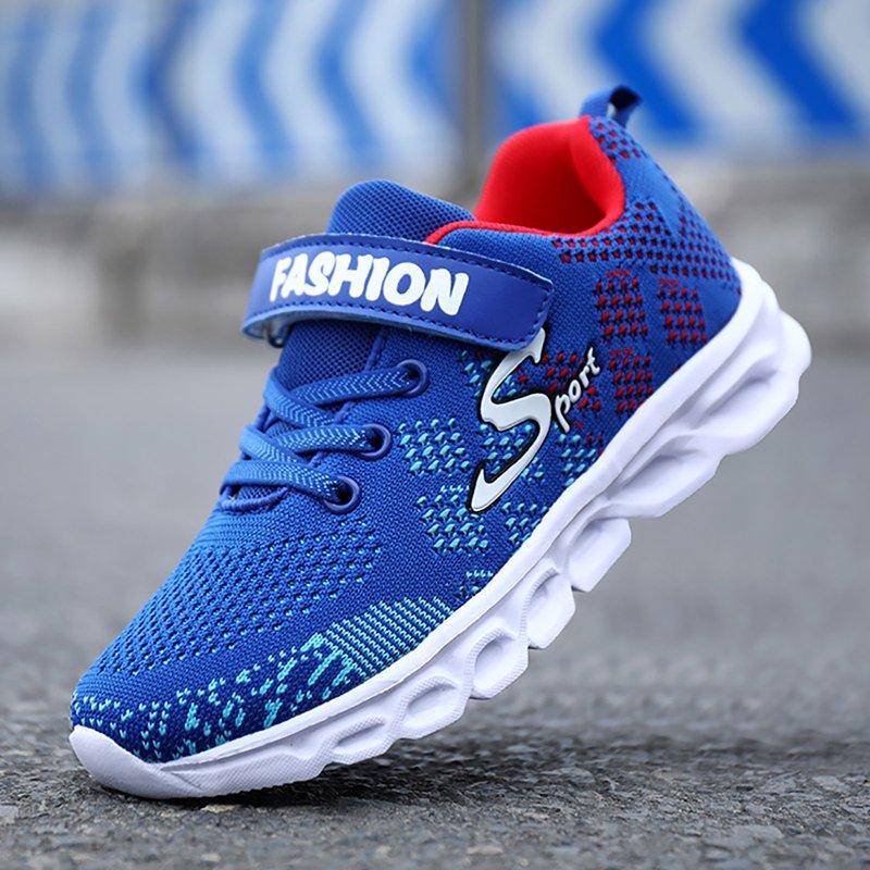 WOYY Little Boys Sneakers Non Athletic Running Shoes Breathable Casual Sport Shoes