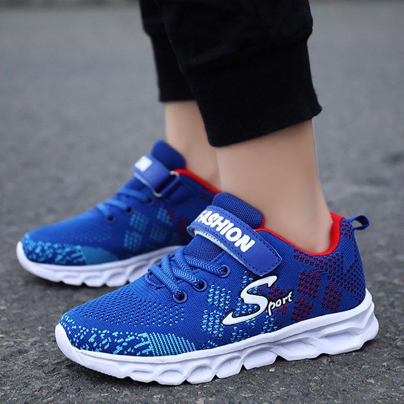 WOYY Little Boys Sneakers Non Athletic Running Shoes Breathable Casual Sport Shoes