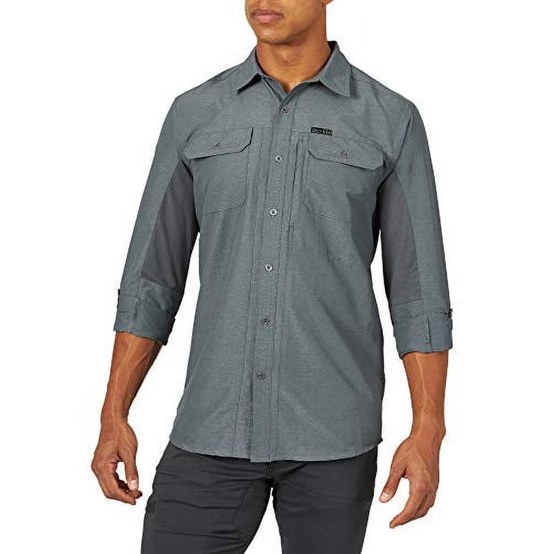 Wrangler® ATG Men's Mixed Material Shirt With UPF 40+ Protection S-4XL