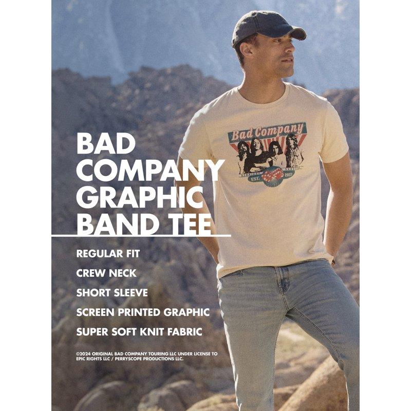 Wrangler® Men's Bad Company Graphic Band Tee Sizes S-3XL