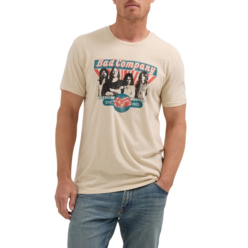 Wrangler® Men's Bad Company Graphic Band Tee Sizes S-3XL