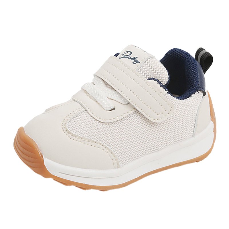 Xudanell Toddler Shoes Boys Kids Fashion Solid Versatile Mesh Breathable Non Functional Sports Shoes Toddler Boy Sneakers