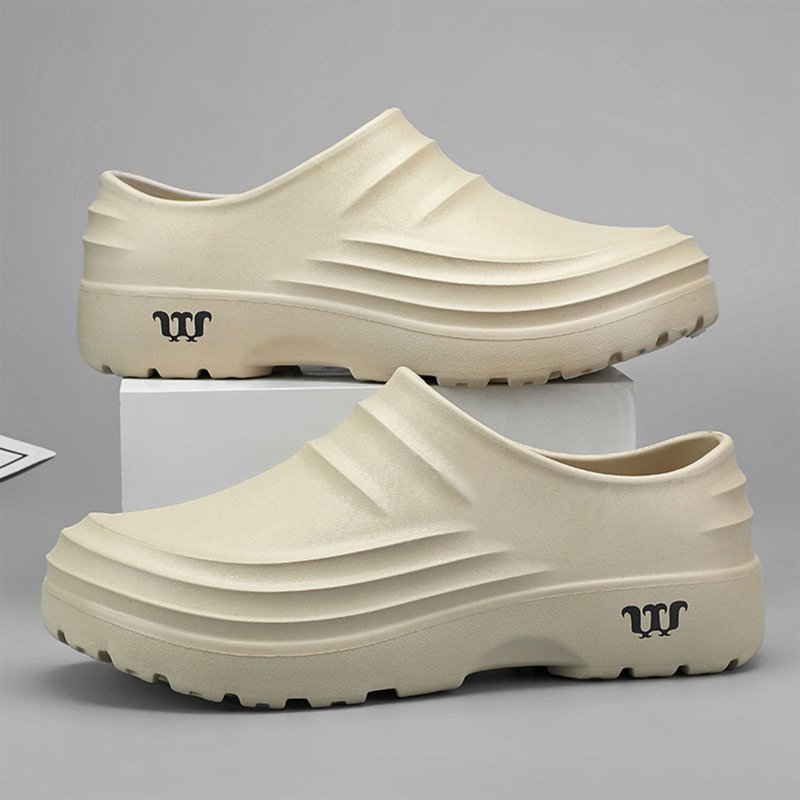 YLYL Armadillo Clogs For Women Men Non-Slip Comfort Clogs Waterproof Nurse Chef Shoes