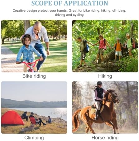 1 Pair 5-13 Old Kids' Faux Leather Gloves Outdoor Children'S Gloves Half-Finger Kids Leather Childrens Leather Children'S Half Finger