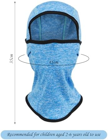 1 Piece Children's Windproof Hat Ski Hat Cycling Hat Winter Warm Hat Multifunctional Warm Hat Blue