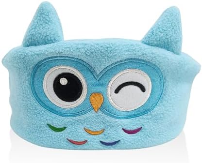 1 Piece of Children's Headphones Children's Wireless Bluetooth Headband Children's Noise Reduction Headphones Sleep Mask Headphones Wireless Headband Headphones Children's Stereo Music (Blue)