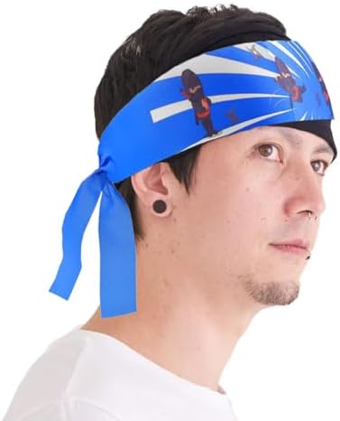 12 Pcs Ninja Party Headbands - Karate Themed Accessories For Kids Birthday Decorations Martial Arts Fancy Dress Costume Bandanas Children's Ninja Festival Favors