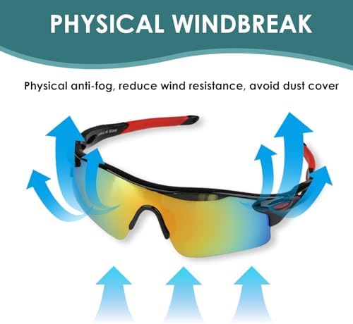 2 Pack Kids Sunglasses Sports Sunglasses For Boys Girls With UV400 Protection For Running Baseball Cycling Outdoor Activities Visor Children Sun Glasses Multipack For Teens Kids Sports Eyewear