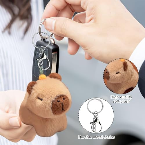 2 Pieces Cartoon Capybara Pendant Cute Pendant Interesting Pendant Stuffed Animal Pendant Children's Toys