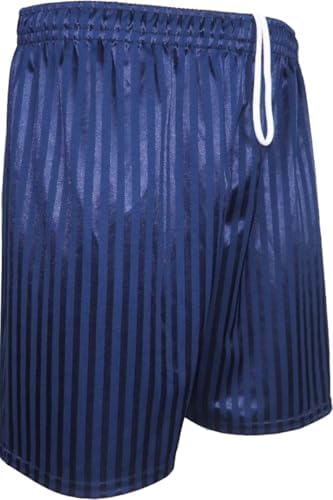 22YardsPro Boys Girls & Adults Shadow Stripe School Sports Football Rugby PE Shorts UK