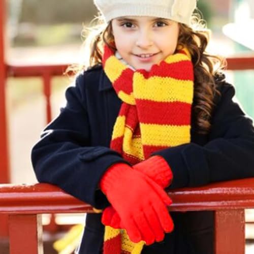 3 Pairs Kid's Winter Magic Gloves Toddler Gloves Children's Winter Knitted Stretchy Gloves Christmas Gifts For 3~10 Years Old Kids