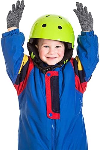 3 Pairs Kids Baby Toddler Children Gloves Knit Kids Warm Fleece Lined Touchscreen Thermal Toddler Gloves For Teen Girls Boys