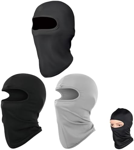 3 Pcs Thin Balaclava Kids Kids Balaclava Windproof Ski Mask for Children Cycling Neck Warmer for Helmet Balaclavas Kid Mask for Skiing Snowboarding Cycling (3 Color)