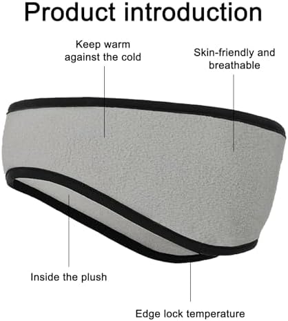 3 Piece Winter Headband Ear Protector MUNSKT Warm And Comfortable Ear Protector Winter Headband Suitable For Outdoor Sports