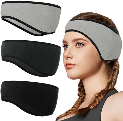 3 Piece Winter Headband Ear Protector MUNSKT Warm and Comfortable Ear Protector Winter Headband Suitable for Outdoor Sports