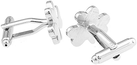 3 Three Leaf Clover Shamrock Irish Ireland Pair Cufflinks