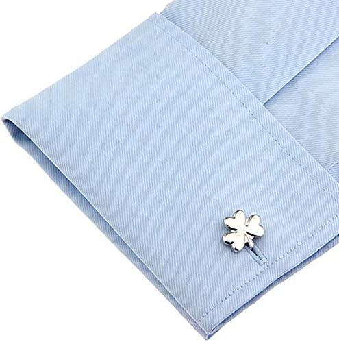 3 Three Leaf Clover Shamrock Irish Ireland Pair Cufflinks
