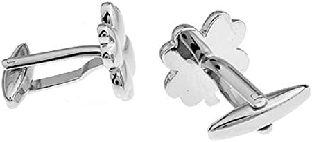 4 Four Leaf Clover Shamrock Irish Ireland Pair Cufflinks