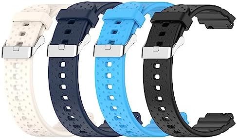4 Pack Replacement Watch Strap Compatible with Xplora X5 Play/X5 Children's Silicone Wristbands Soft Smartwatch Band for Kids Girls Boys Gift