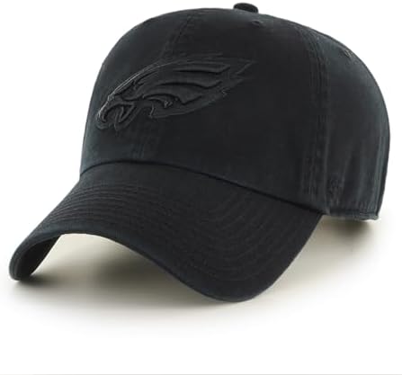 47 Philadelphia Eagles NFL Clean Up Unisex Baseball Cap Adjustable Team Badge Black