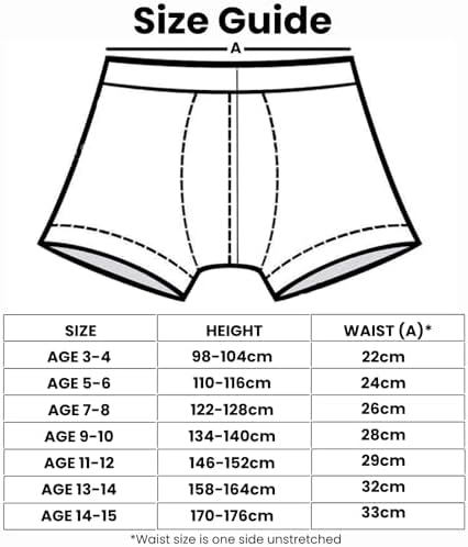 6 Pairs Of Boys Boxer Shorts Super Quality Underwear Boxers Ages 2 To 15 Years