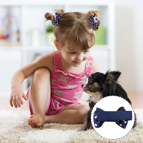 65Pcs Girls School Navy Hair Accessories Set Girls Navy Blue Headband Hair Clips Hair Bobbles Elastics Bands Ribbon Hair Barrettes Hair Accessories For Girls Birthday Gift Blue
