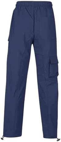 A2Z 4 Kids Boys Active Cargo Trousers Elasticated Waist Adjustable Drawstring Casual Trouser Pant Yoga Sports Lightweight Comfortable Breathable Training Outdoor Activewear Pants 3-14 Years