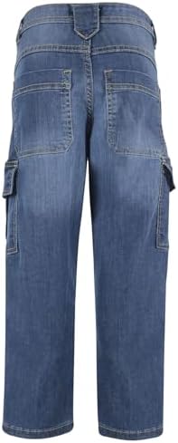 A2Z 4 Kids Boys Cargo Denim Pant Stylish Kids Boys 6 Pocket Denim Jeans Stretchy Comfort Cotton Jeans For Boys 5-6 7-8 9-10 11-12 & 13 Years