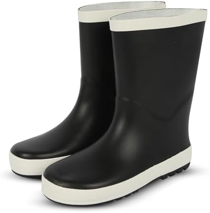 A2Z 4 Kids Boys Rain Boot Non-Slip Waterproof Rubber Child Wellies Snow Shoes Galoshes Design Lightweight Wellington Boot Everyday Perfect Outdoor Adventures